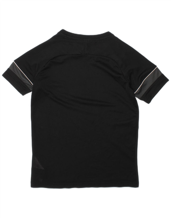 Nike Boys T-Shirt Top 10-11 Years Medium Black Poliester Sports