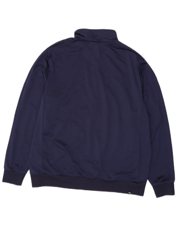 PUMA muška gornja jakna trenirke 2XL tamnoplavi poliester