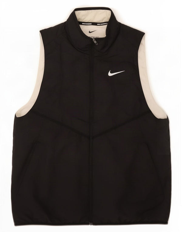 Nike ženska gornja jakna za trenirku Therma-Fit bez rukava UK 14 srednje crna