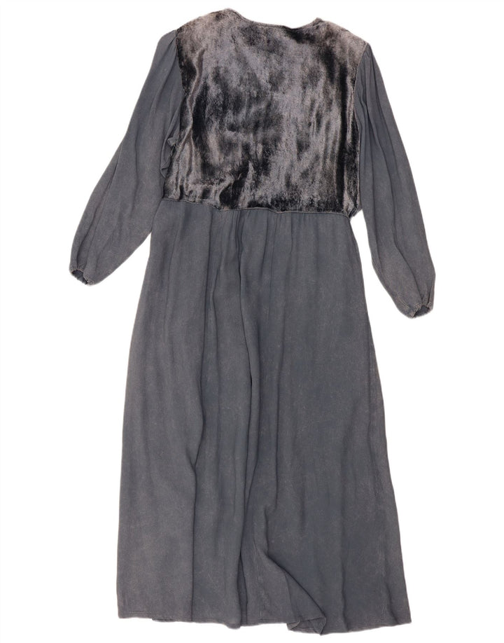 STELLA MODA ženska maksi haljina dugih rukava UK 12 srednje siva