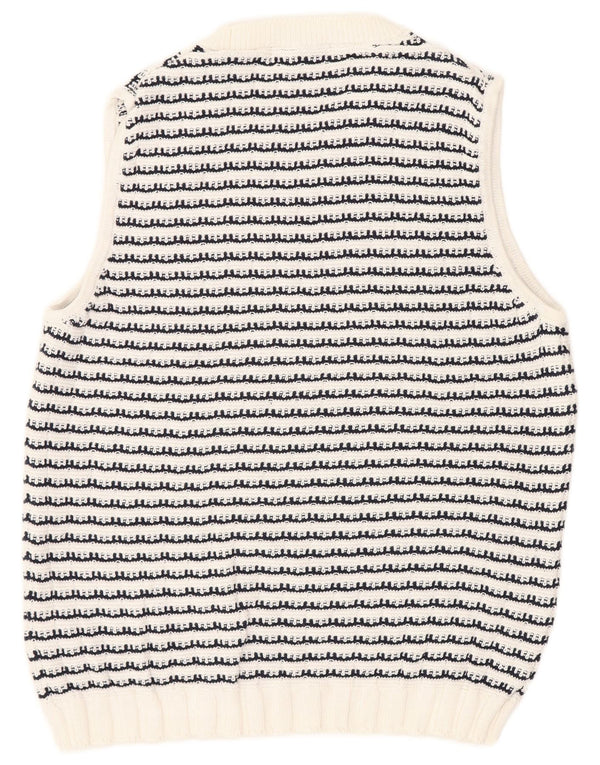 Ženska majica bez rukava Marks & Spencer UK 16 Large White Striped Cotton