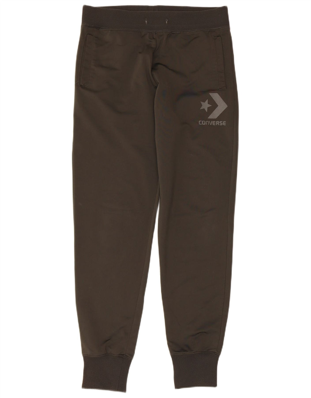 CONVERSE Ženske trenirke s grafičkim motivima Joggers UK 14 srednje sive