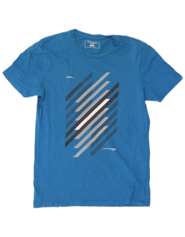 Jack & Jones muška majica kratkih rukava Slim Fit Large Blue Pamuk