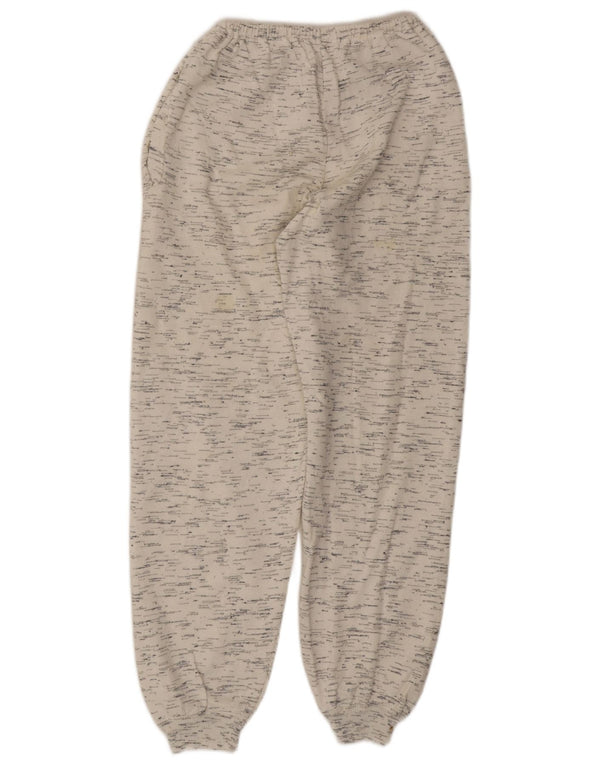 VINTAGE Ženska trenirka Hlače Joggers UK 8 Small Off White Flected