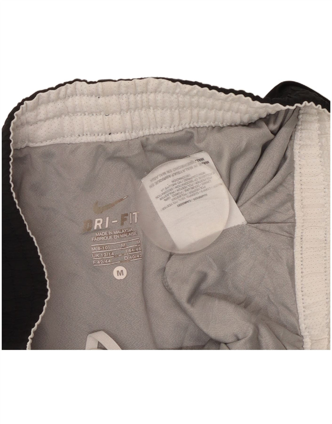 NIKE Ženske Dri Fit Sportske kratke hlače UK 12/14 Srednje crni poliester