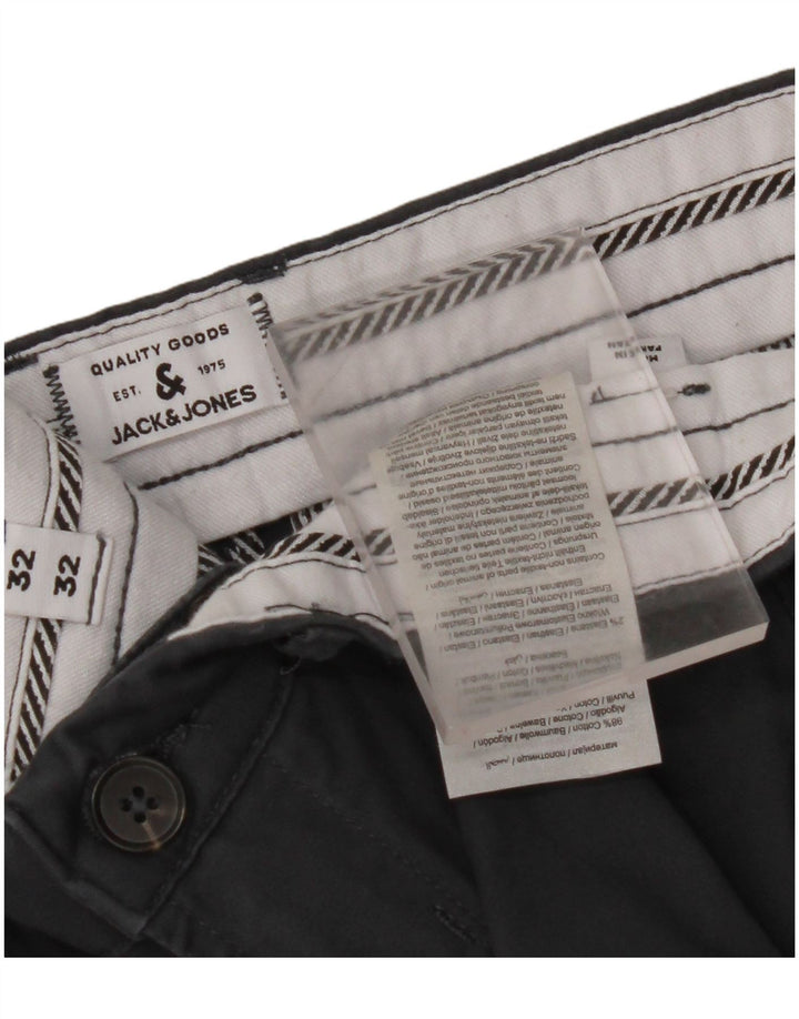 JACK & JONES Muške uske chino hlače W32 L32 Sivi pamuk