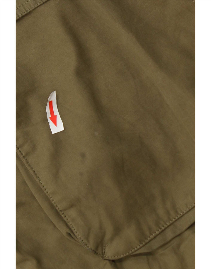 Marks & Spencer ženska jakna parka s kapuljačom UK 18 XL kaki poliester