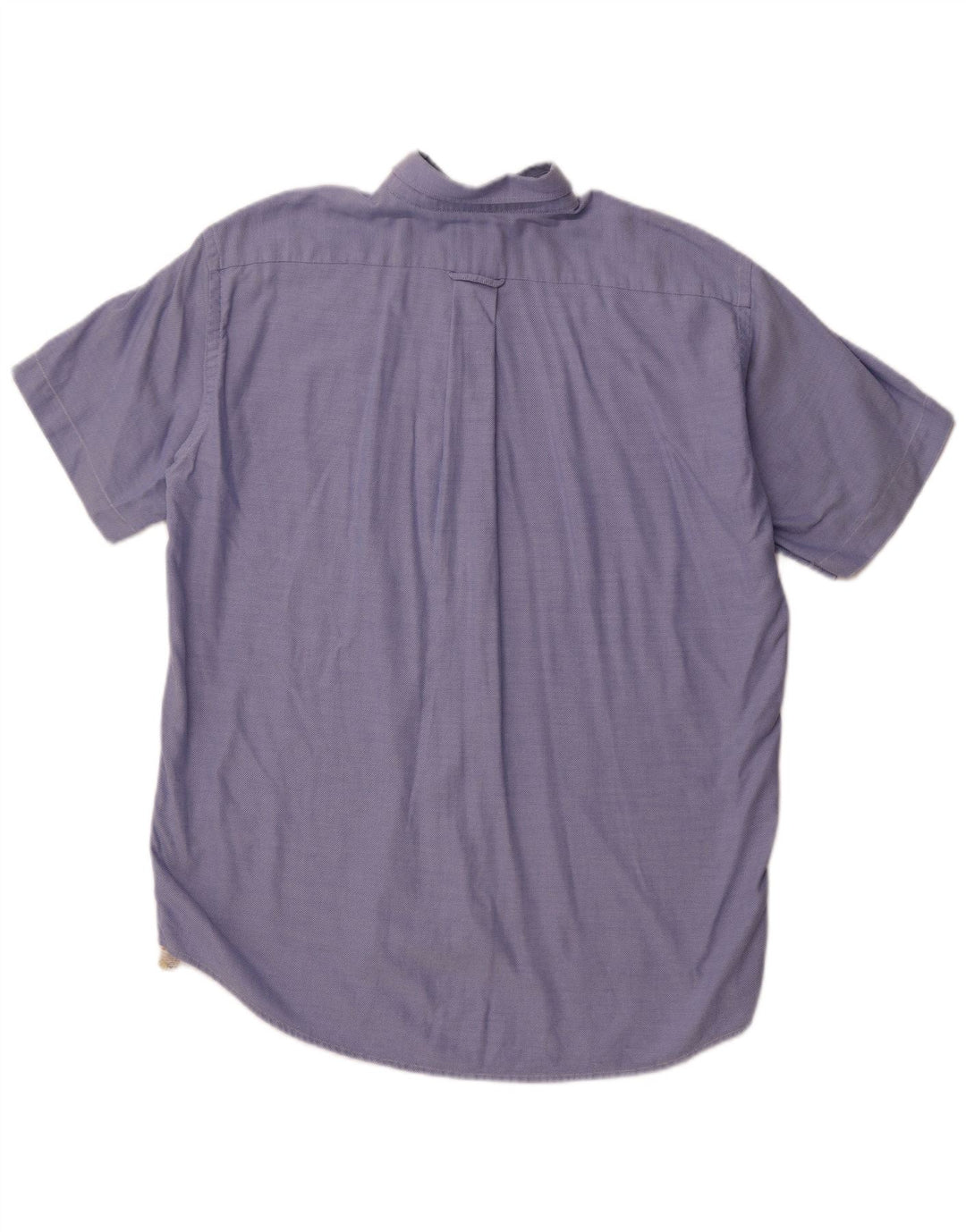 LACOSTE muška košulja kratkih rukava, velika plava pamučna veličina 41