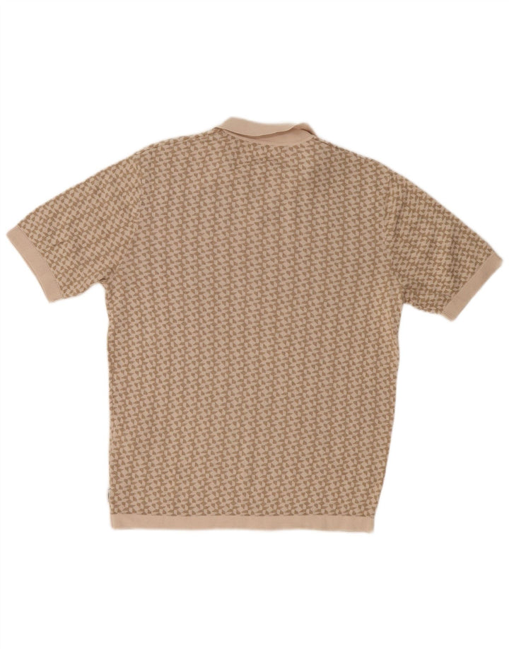 Jack & Jones muška polo majica Srednje bež geometrijski pamuk