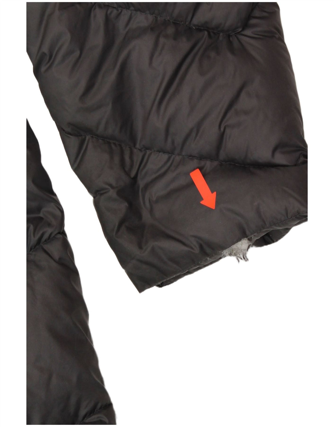 MICHAEL KORS Ženski podstavljeni kaput s kapuljačom UK 18 XL sivi najlon