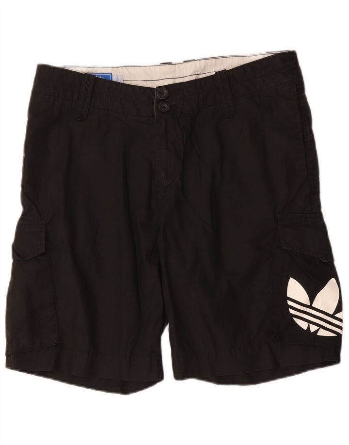 Adidas muške grafičke kargo kratke hlače W32 Srednje crni pamuk