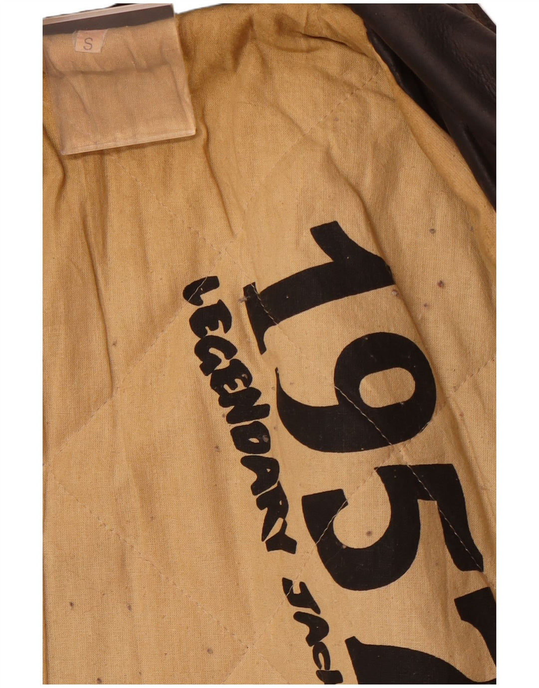 Legendarna jakna 1957 Muška kožna jakna UK 36 Mala smeđa koža