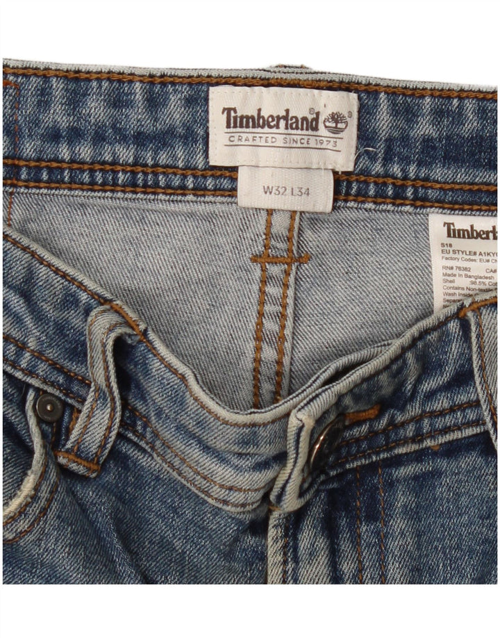 Timberland muške ravne traperice W32 L31 plavi pamuk