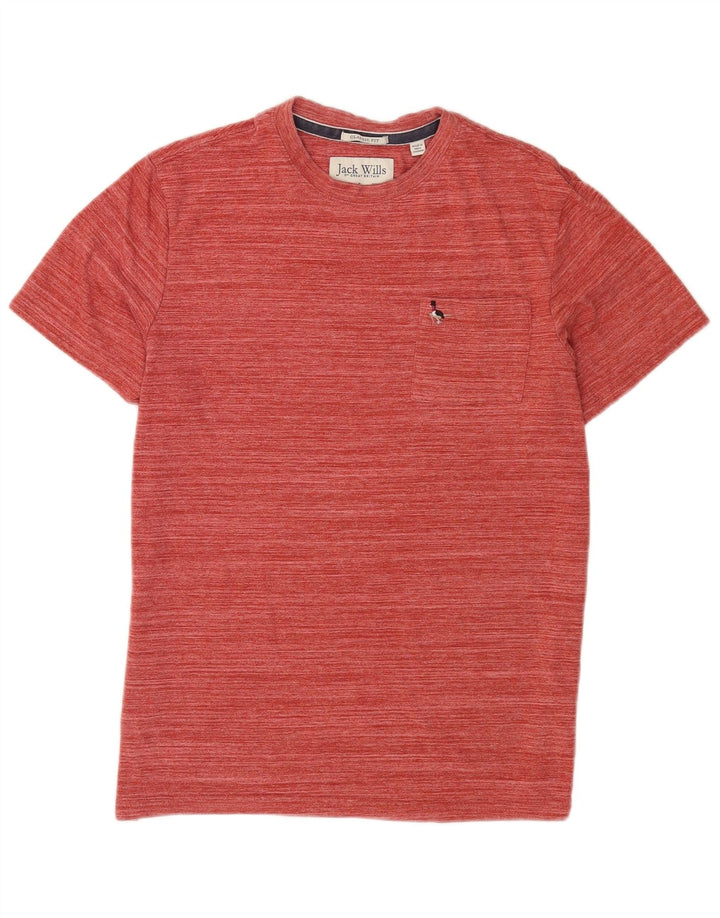 Jack Wills, muška majica kratkih rukava, pamuk srednje kestenjaste pruge