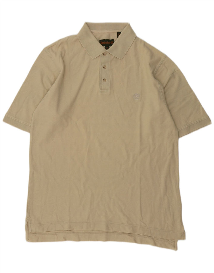 Timberland muška polo majica srednje bijele boje od pamuka