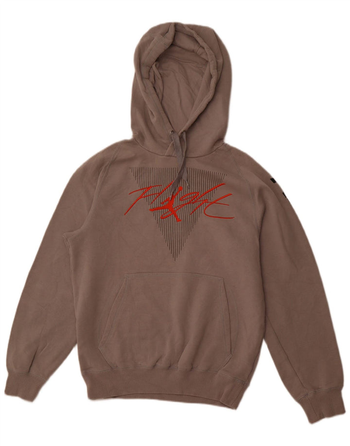 JORDAN Muška majica s kapuljačom s kapuljačom, mali sivi pamuk