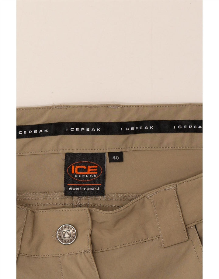 Icepeak ženske kargo hlače za planinarenje EU 40 srednje W30 L32 kaki poliester