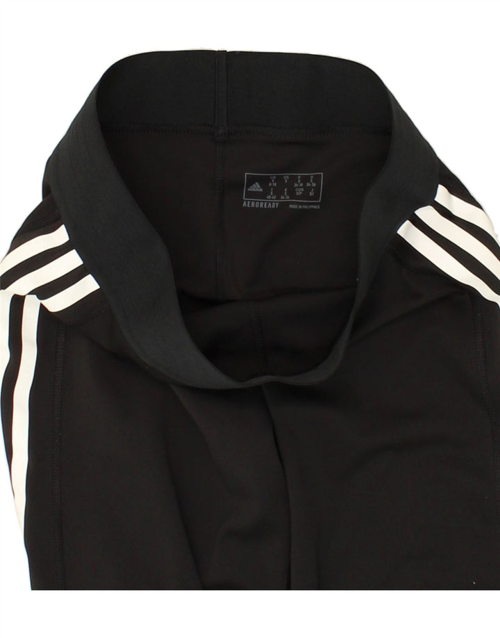 ADIDAS Womens Leggings UK 8/10 Small Black Vintage Adidas and Second-Hand Adidas from Messina Hembry 