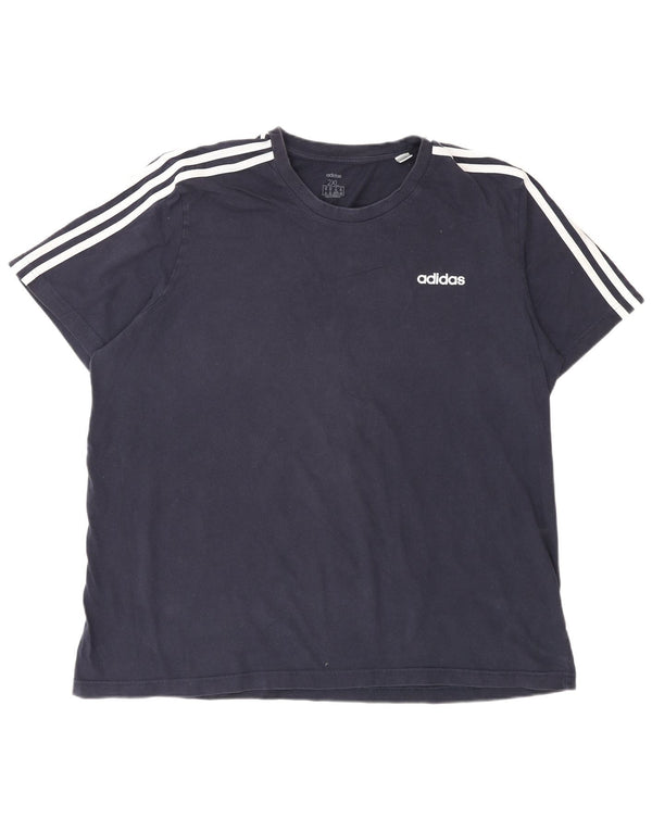 Adidas muška 3D Arc majica kratkih rukava 2XL tamnoplava pamučna sportska