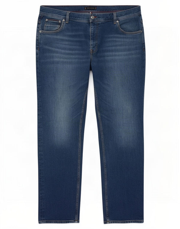 Tommy Hilfiger muške ravne traperice Mercer regularnog kroja W42 L32 plavi pamuk