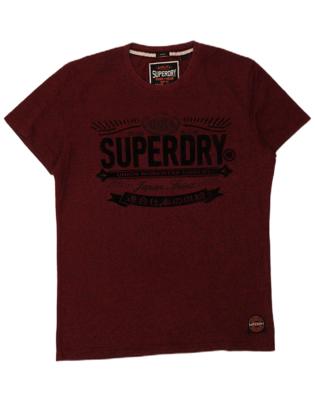 SUPERDRY muška grafička majica srednje kestenjaste boje