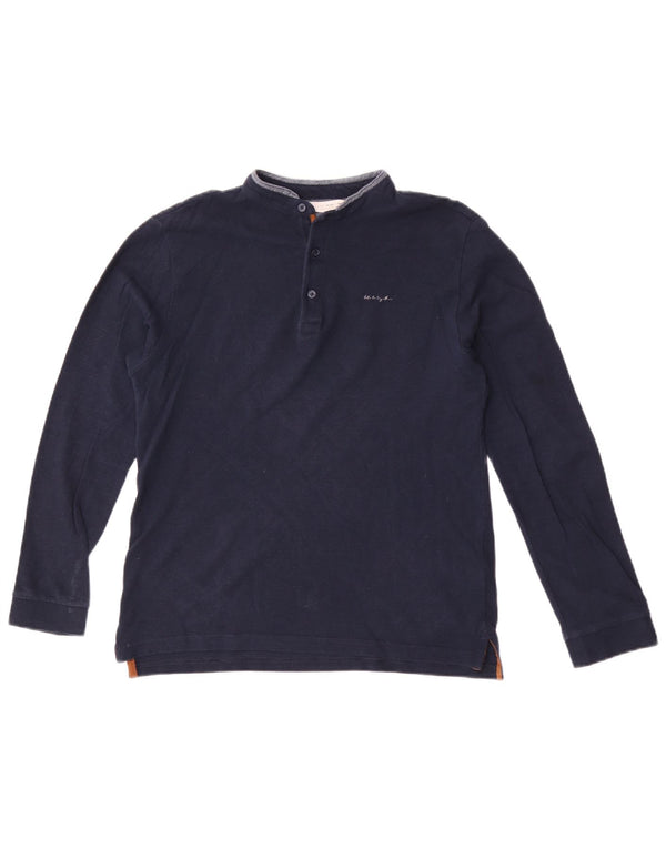 Zara Boys Polo majica dugih rukava 11-12 godina tamnoplavi pamuk