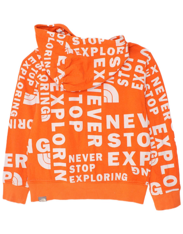 The North Face Boys Graphic Hoodie Džemper 9-10 godina Srednje narančasti pamuk