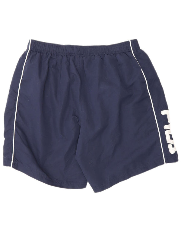 Fila Boys Graphic Sport Shorts 13-14 Years XL tamnoplavi poliester