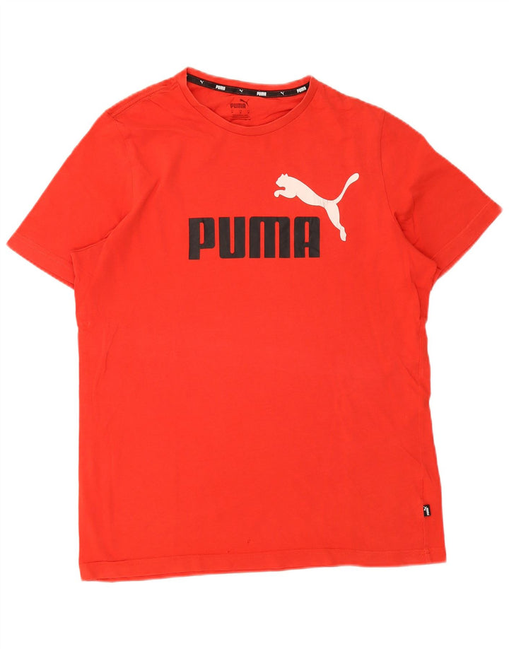 Puma muška grafička majica srednje crvene boje