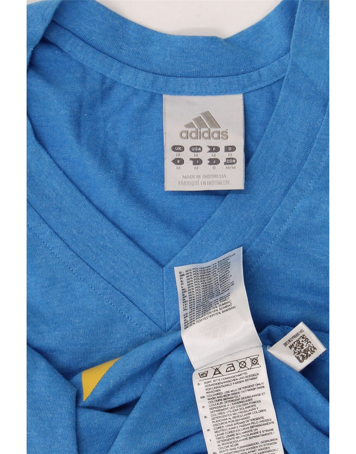 ADIDAS muški grafički prsluk Srednje plavi poliester