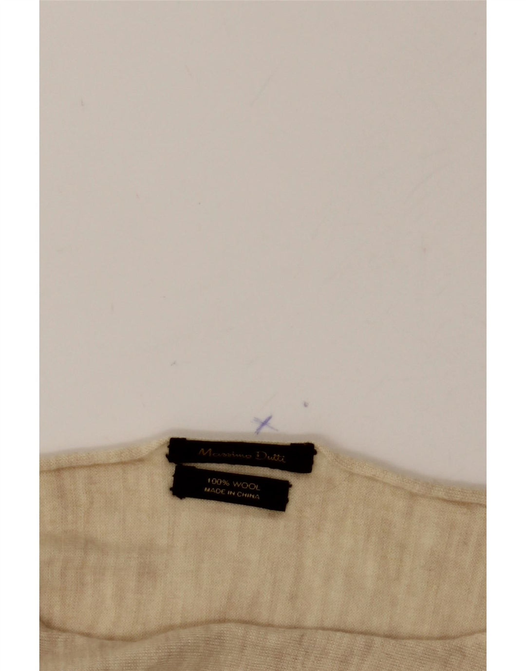 MASSIMO DUTTI Womens Oversized Boat Neck Jumper Sweater UK 10 Small Beige Vintage Massimo Dutti and Second-Hand Massimo Dutti from Messina Hembry 