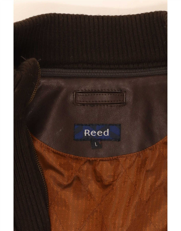 Reed muška kožna jakna UK 40 Large Brown