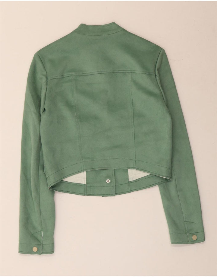 Zara ženska bomber jakna UK 6 XS zeleni poliester