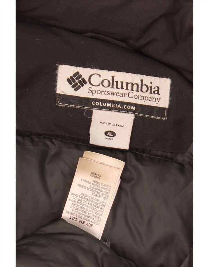 Columbia muška podstavljena jakna UK 42 XL crni najlon