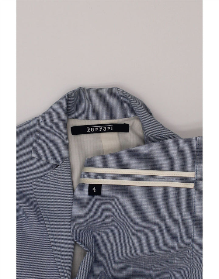 Sako s 2 gumba Ferrari za dječake 3-4 godine s plavim prugama