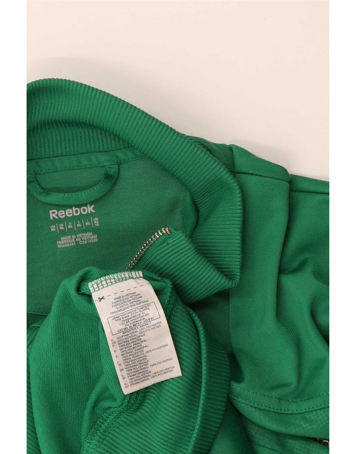 Reebok muška trenirka gornja jakna XL zeleni poliester
