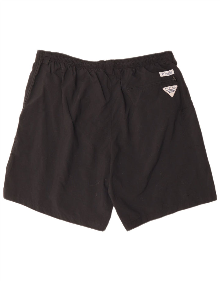 COLUMBIA Muške sportske kratke hlače višebojnih boja XL crni poliester