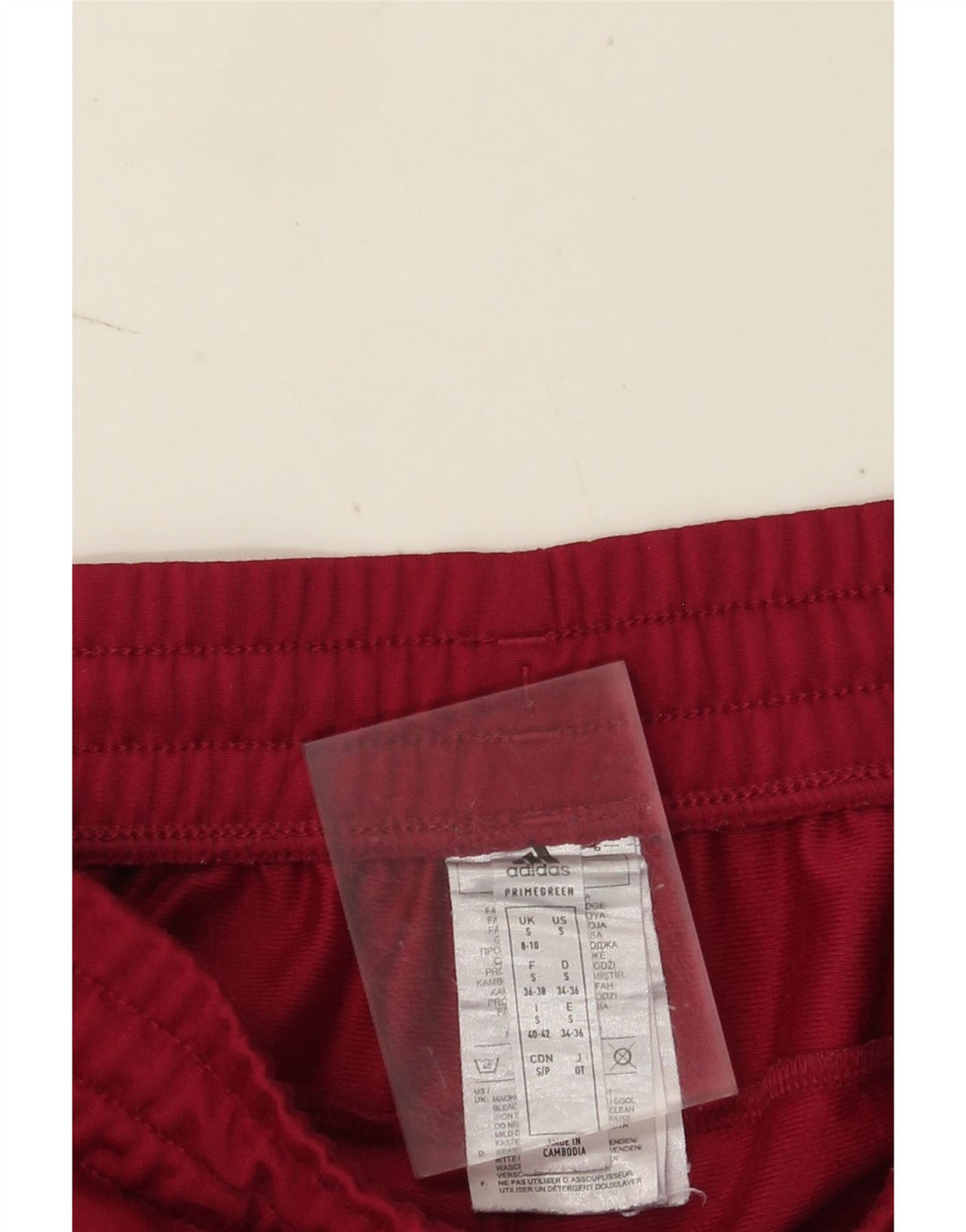 Adidas ženske hlače za trenirku UK 8/10, mali kestenjasti poliester