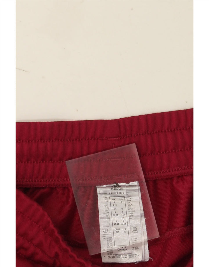 Adidas ženske hlače za trenirku UK 8/10, mali kestenjasti poliester