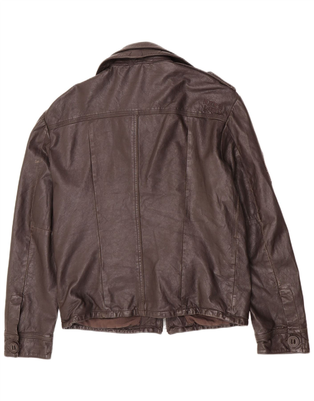 Superdry muška vojna kožna jakna UK 42 XL smeđa