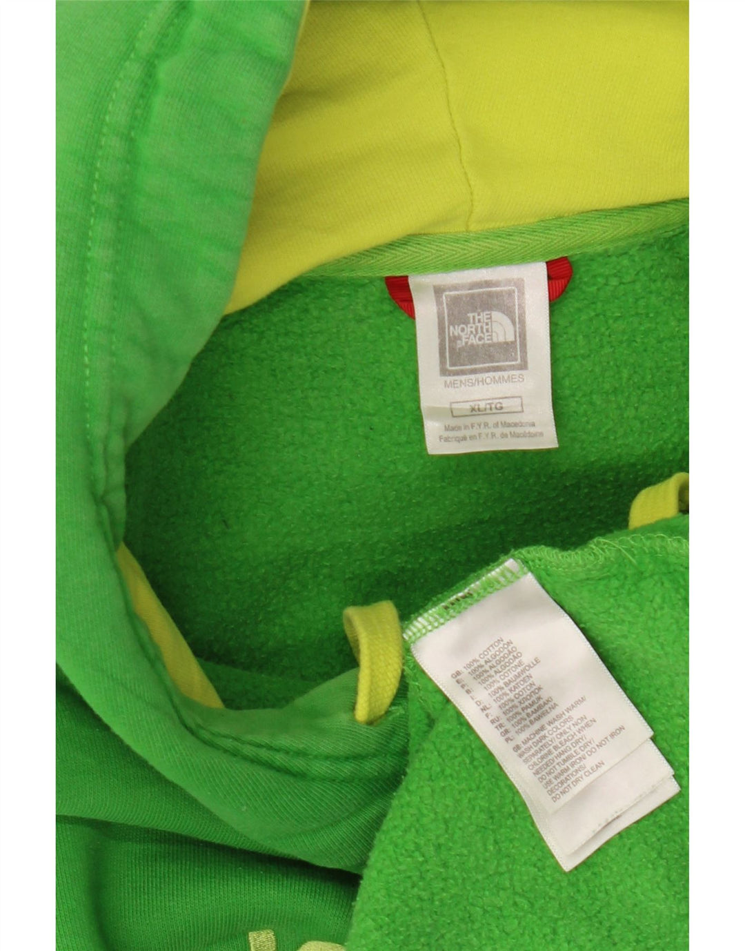 THE NORTH FACE Muška majica s kapuljačom XL, zeleni pamuk