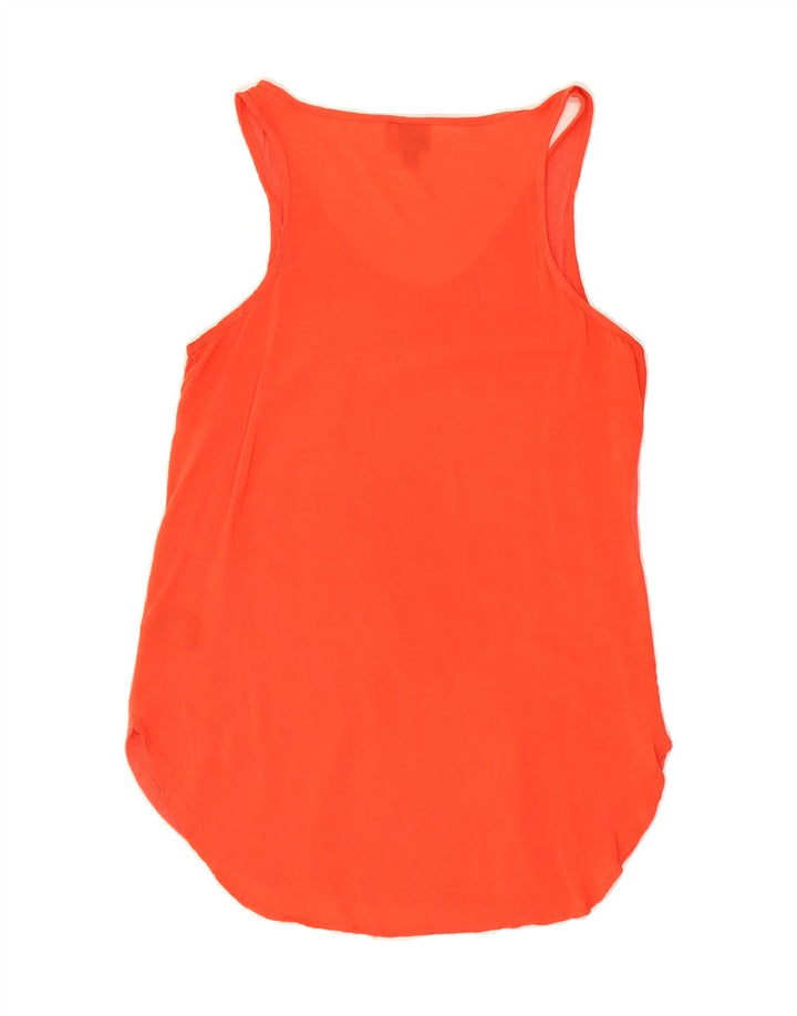 MOSSIMO Womens Sleeveless Tunic Dress UK 10 Small Red Rayon Beach Vintage Mossimo and Second-Hand Mossimo from Messina Hembry 
