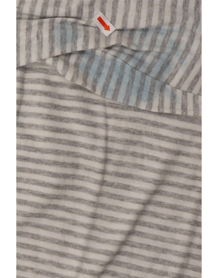 QUIKSILVER ženska prevelika majica dugih rukava UK 14 srednje sive pruge