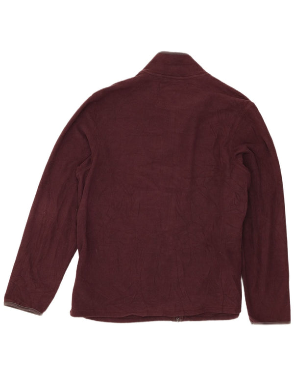 Marks & Spencer muška standardna jakna od flisa UK 40 Large Burgundy Poliester