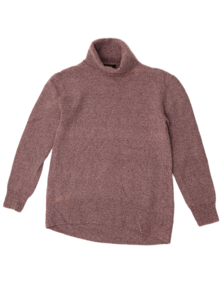 Massimo Dutti ženski džemper s rol izrezom UK 8 Mala siva vunena