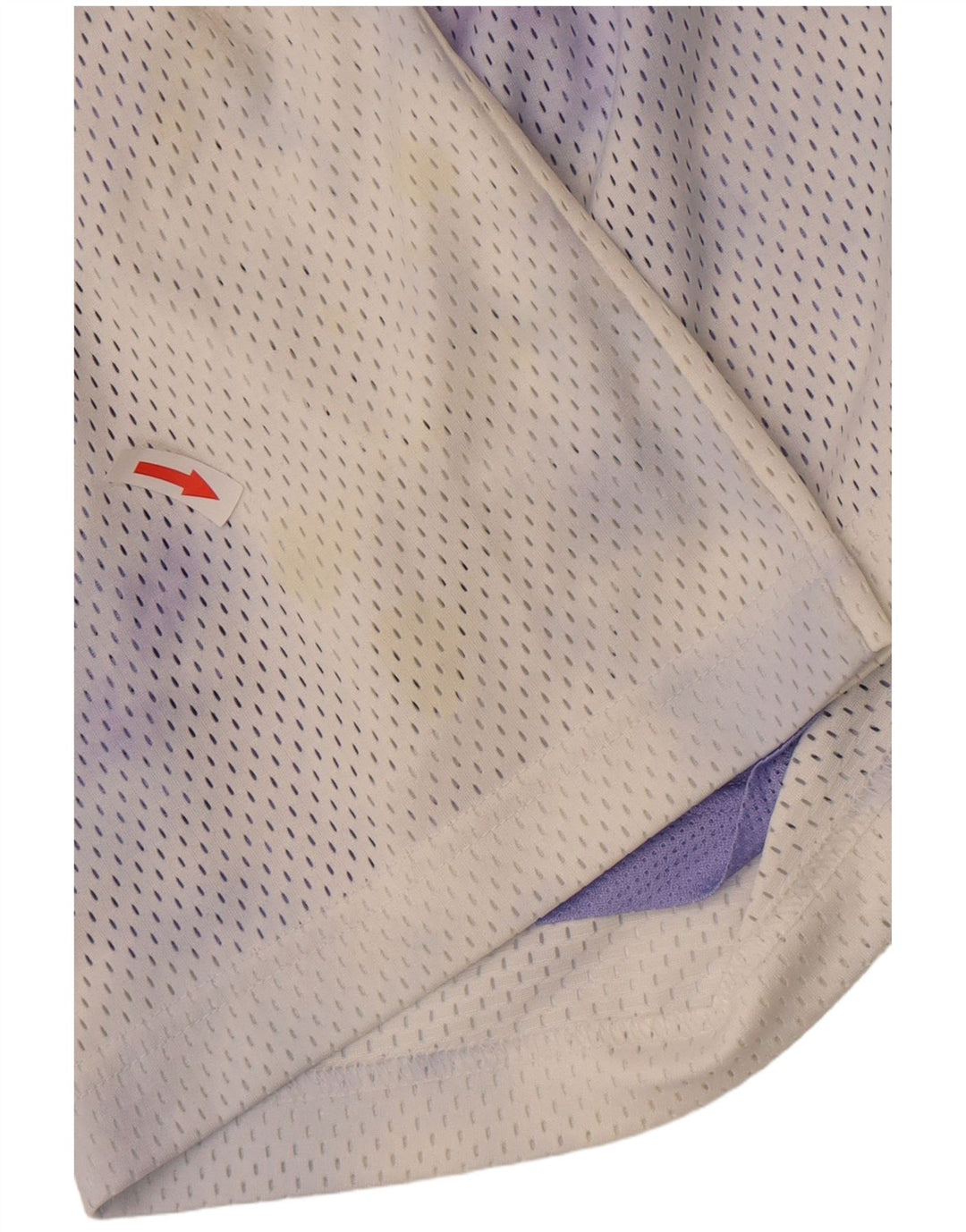 Nike Womens Sport Shorts UK 20 2XL  White Tie Dye Polyester