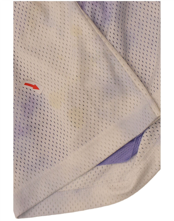 Nike Womens Sport Shorts UK 20 2XL  White Tie Dye Polyester