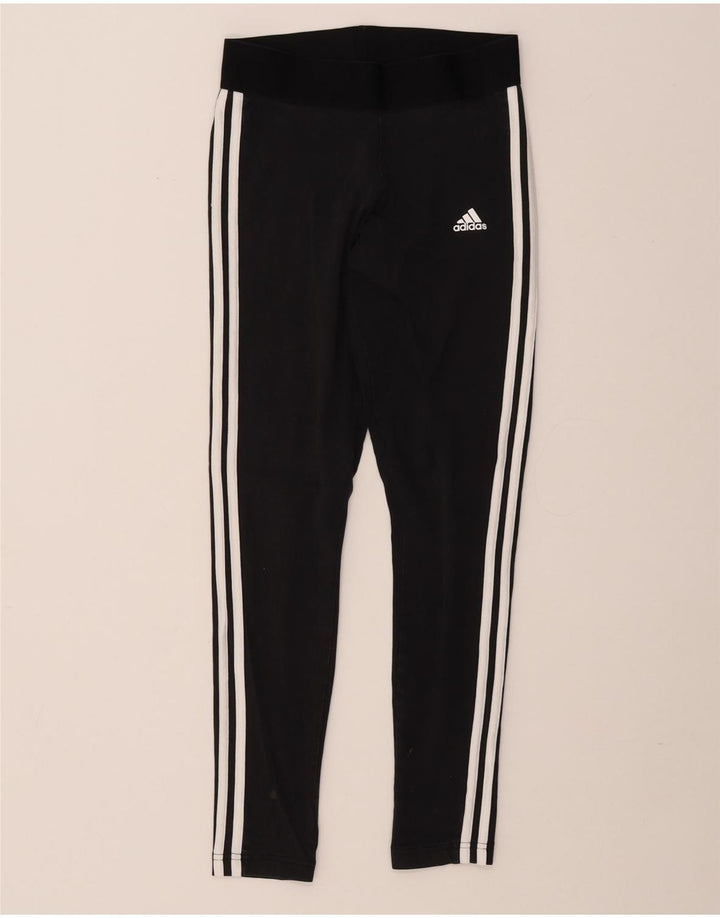 ADIDAS Ženske uske tajice UK 8/10 Male crne pamučne