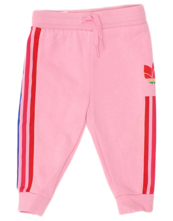 Adidas Baby Girls Graphic Joggers Trenirka Hlače 9-12 mjeseci Pink