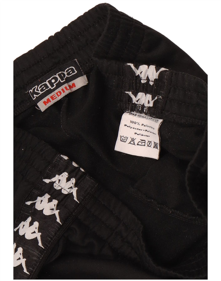 Kappa muške grafičke hlače od srednje crnog poliestera